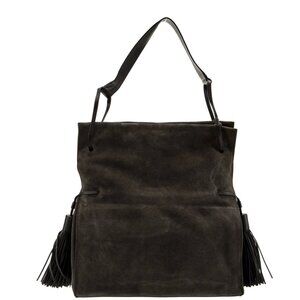 NWT AllSaints Suede Freedom Bucket Bag